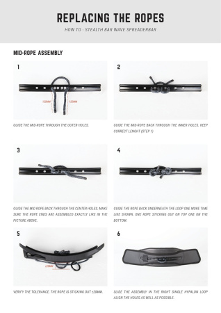 Комплект веревок Mystic Stealth Surf