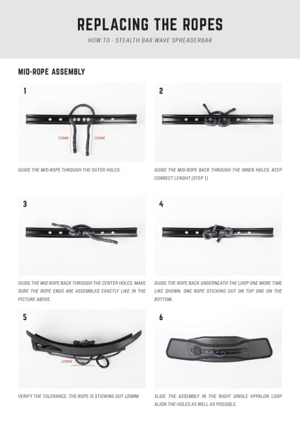 Комплект веревок Mystic Stealth Surf