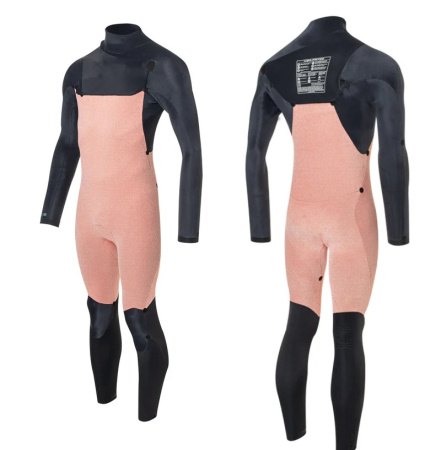 Гидрокостюм NeilPryde Wizard 4/3 Fullsuit GBS FZ Charcoal/Light grey-blue