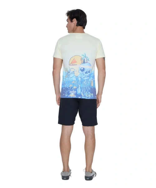 Футболка 69Slam Hans S/S Printed Rash Tee Placement Living Island