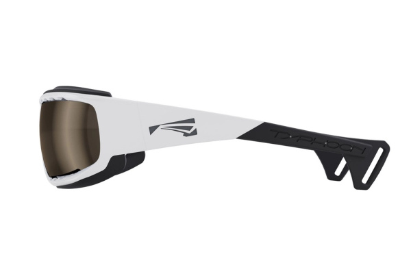Спортивные очки LiP Typhoon Gloss White-Black Zeiss PA Polarized Methane Brown Lens