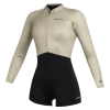 Гидрокостюм Mystic Lunar Longarm Shorty 2/2mm Fzip Dirty White