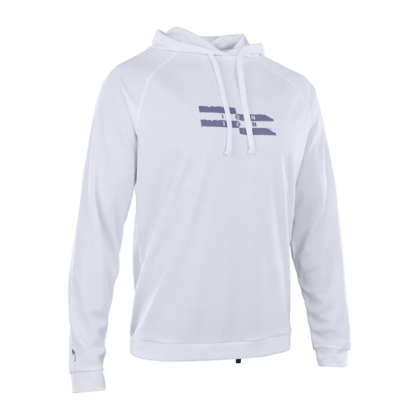 Лайкра с капюшоном Ion Wetshirt Hood Men LS Peak/White