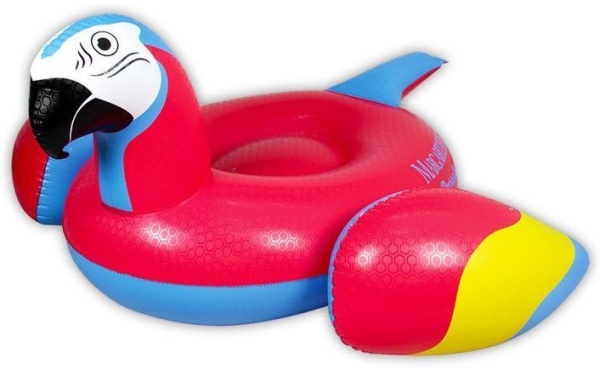 Надувной круг Margaritaville Parrot Head Float Red