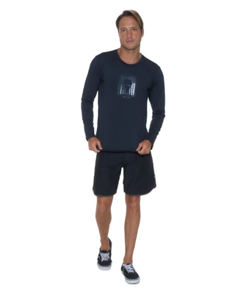 Лайкра мужская 69Slam Nathan Ice Stamp ITP UV Protected L/S Rash Tee MTVITP-BK 
