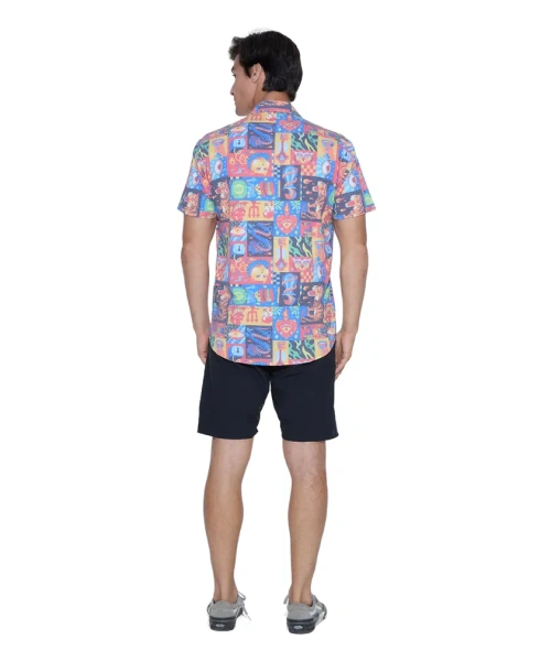 Рубашка 69Slam Julian S/S Rash Shirt Wierd Block