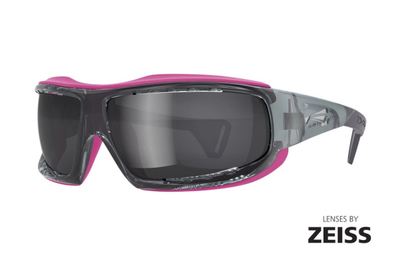 Спортивные очки LiP Typhoon Gloss Trans-GreyPink Zeiss PA Polarized Tri-Pel Methane Smoke