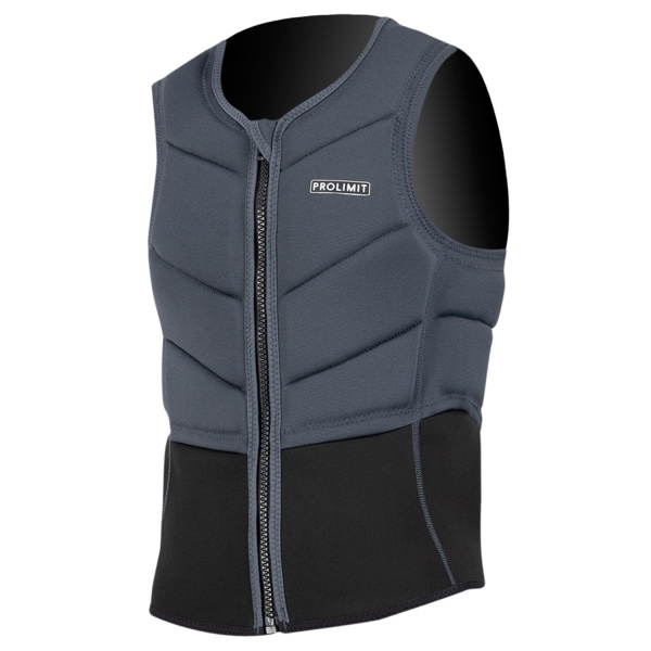 Спасжилет для кайта Prolimit Fusion Slider Vest Half Padded Frontzip  Black/Grey 2023