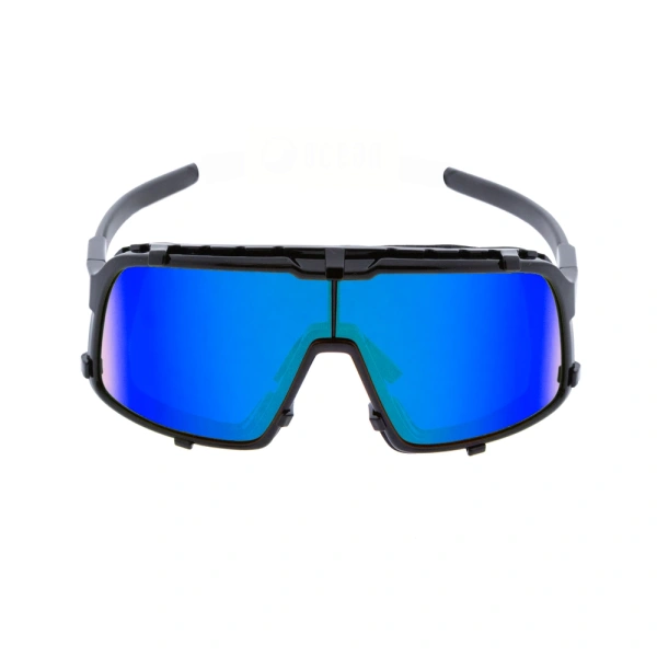 Солнцезащитные очки Ocean Glasses Leucate Matte Black/Blue revo Lenses