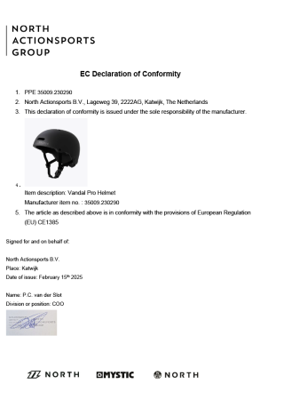 Шлем для водных видов спорта Mystic Vandal Pro Helmet Teal