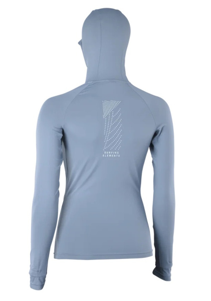 Лайкра с капюшоном Ion Sun Pro LS Women Silver-Green