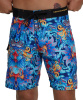 Бордшорты для серфинга 69Slam Manu Blue Habitat Long Length Boardshort