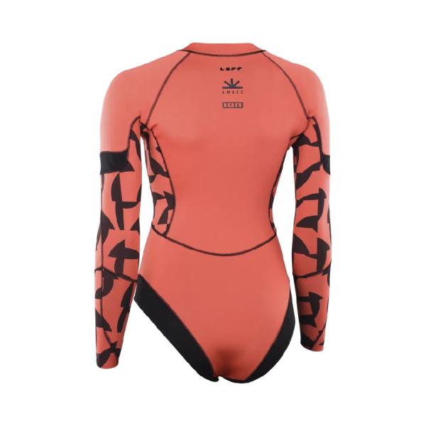 Гидрокостюм ION Amaze Hot Shorty 1.5 LS FZ Wetsuit Women Tiger-Coral