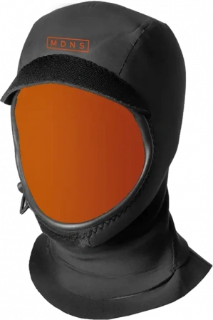 Гидрошлем MDNS Prime Full Hood 3mm Black/Orange