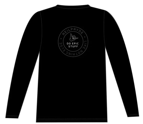 Лайкра для серфинга Neilpryde Water Tee LS C1 Black 2023