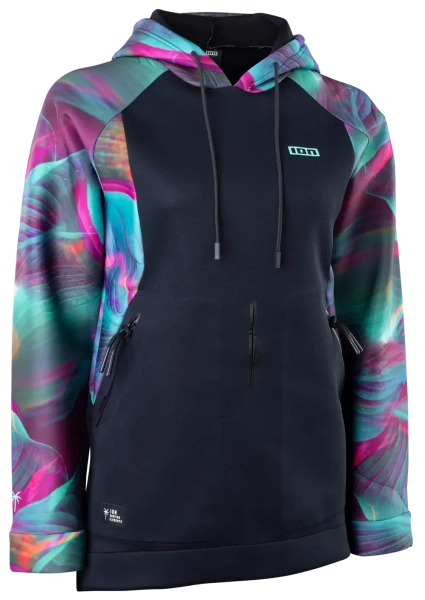 Гидрокуртка Ion Neo Hoody Lite Women Tropical/Palm/Glitch