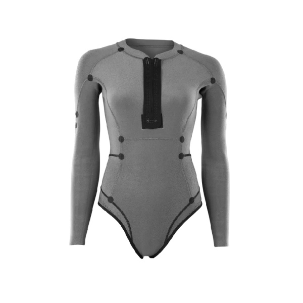 Гидрокостюм ION Amaze Hot Shorty 1.5 LS FZ Wetsuit Women Black-Mural
