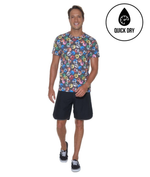 Футболка 69Slam Leonardo Pool Ball PBL Rash Tee MTXPBL-PC 