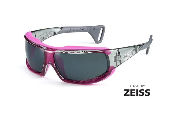 Спортивные очки LiP Typhoon Gloss Trans-GreyPink Zeiss PA Polarized Tri-Pel Methane Smoke