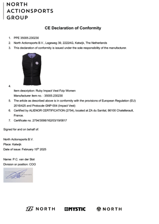 Спасжилет Mystic Ruby Impact Vest Fzip Women Black