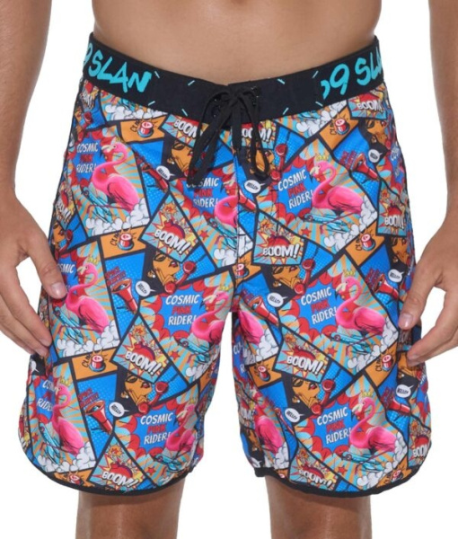 Бордшорты мужские 69Slam Luke Cosmic Pink Rider CPR Medium Length Boardshort SSLCPR-PM 