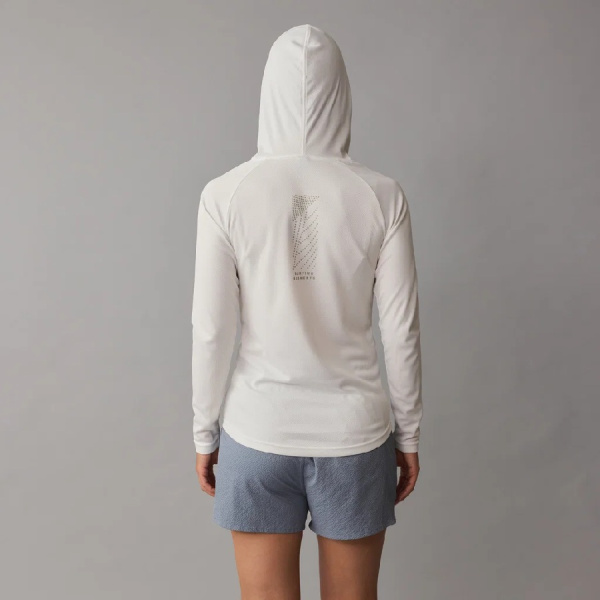 Лакра с капюшоном Ion Wetshirt Hood LS Women Peak/White