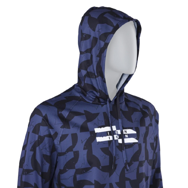 Лайкра с капюшоном Ion Wetshirt Hood Men LS Funky/Deep/Water