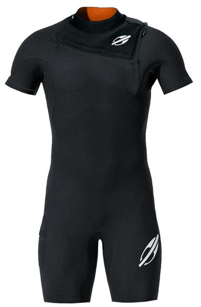 Гидрокостюм Mormaii Short John Manga Curta 1mm Masculino Flexxxa Pro Black