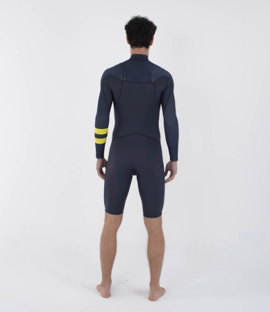 Гидрокостюм Hurley Air Toledo 2/2 mm LS Springsuit Fullsuit Fzip Slate
