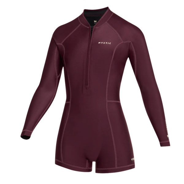 Гидрокостюм Mystic Lunar Longarm Shorty 2/2mm Fzip Oxblood Red