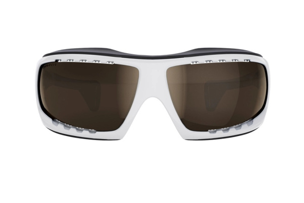 Спортивные очки LiP Typhoon Gloss White-Black Zeiss PA Polarized Methane Brown Lens