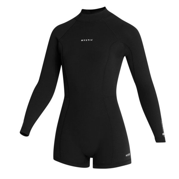Гидрокостюм женский Mystic Lunar Longarm Shorty 2/2mm Bzip Women Black