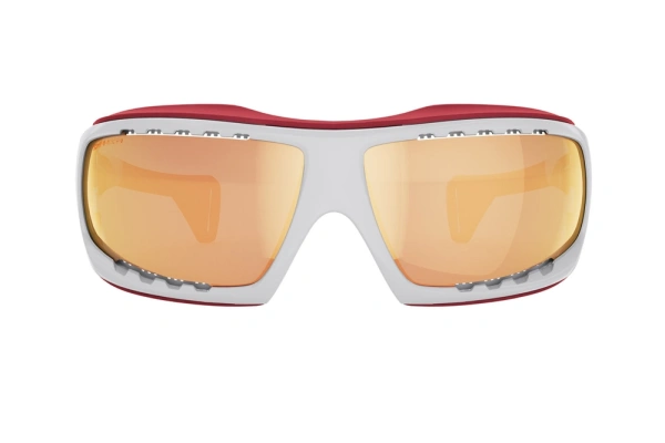 Спортивные очки LiP Typhoon Gloss White Red PC Photochromic ecLiPse Series ML Red Brown Lens