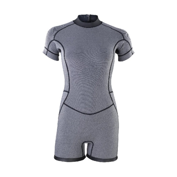 Гидрокостюм ION Amaze Shorty 2.5 SS BZ Wetsuit Women Tropical-palm-glitch