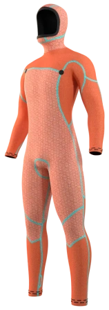 Гидрокостюм Mystic Voltt Hooded Fullsuit 6/4/3mm Fzip Black