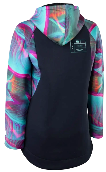 Гидрокуртка Ion Neo Hoody Lite Women Tropical/Palm/Glitch