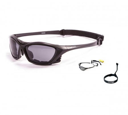 Солнцезащитные очки  Ocean Glasses Lake Garda Matte Black+Smoke 2021