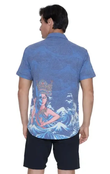 Рубашка 69Slam Jamie S/S Rash Shirt Placement The Ocean Swing