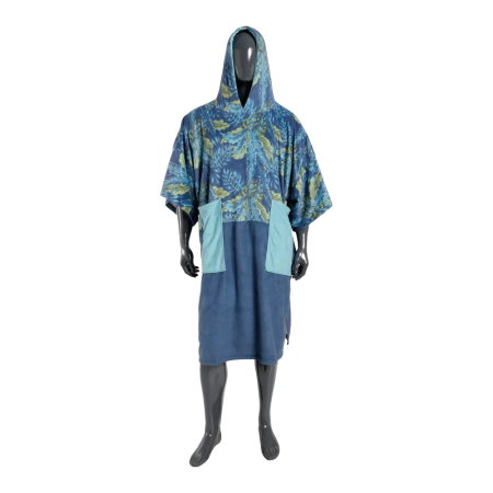 Пончо  MDNS Plush Poncho Adult Duo Blue Leaf