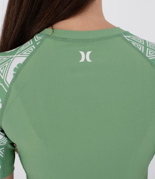 Лайкра для серфинга Hurley Mikonos SS Rashvest Mineral Green