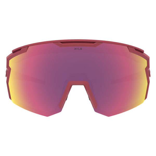 Очки HILX Samurai / Matt Solid Red / Red Polarized Lens + Clear Lens