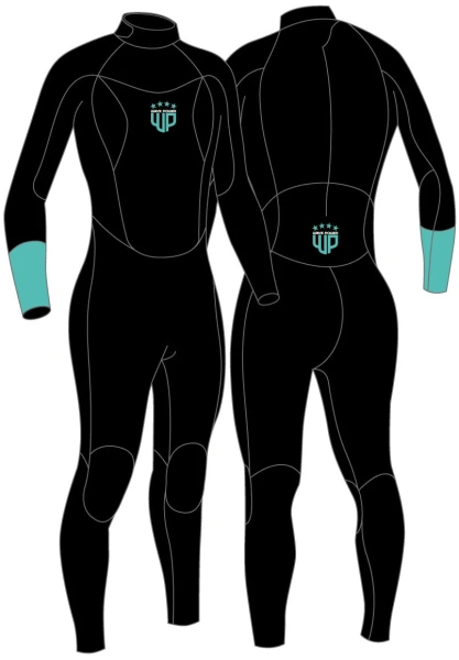 Женский гидрокостюм Wave Power Women Fullsuit 3/2 Steamer Black/Seafoam 2023