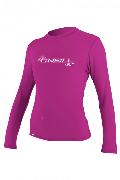 Лайкра для серфинга O'Neill WMN Basic Skins L/S Sun Shirt Fox Pink 2021