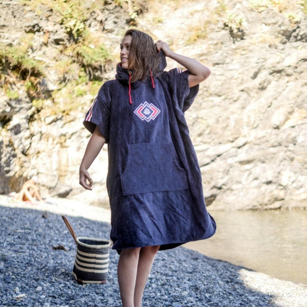 Saint Jacques Poncho Blue Line 2023