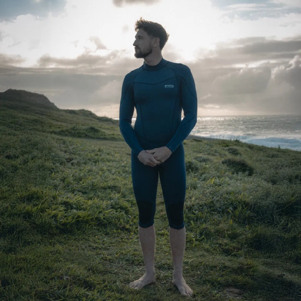 Гидрокостюм ION Element 4/3 Overknee LS BZ Wetsuit Men Blue-Nights