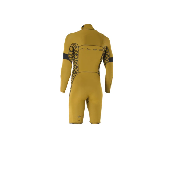 Гидрокостюм ION Seek Core 3/2 Shorty LS FZ Wetsuit Men Gold-Burst