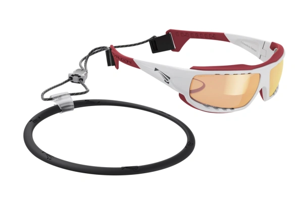 Спортивные очки LiP Typhoon Gloss White Red PC Photochromic ecLiPse Series ML Red Brown Lens