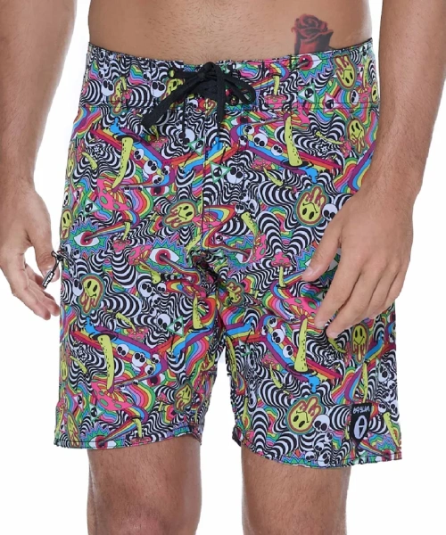 Бордшорты 69Slam Liam 4 Ways Stretch Boardshort Psycodelic