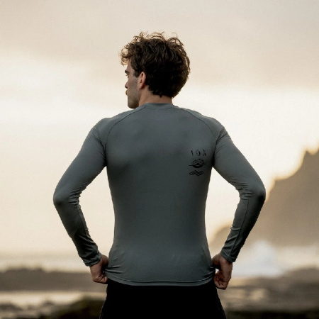 Лайкра для серфинга ION Rashguard Longsleeve Men Sage-Grey