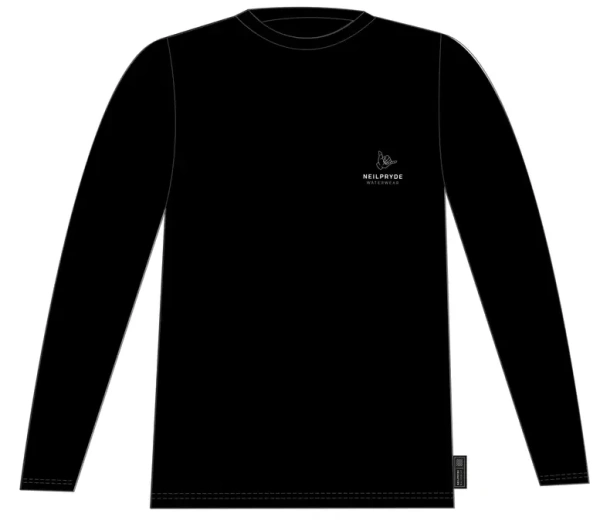 Лайкра для серфинга Neilpryde Water Tee LS C1 Black 2023